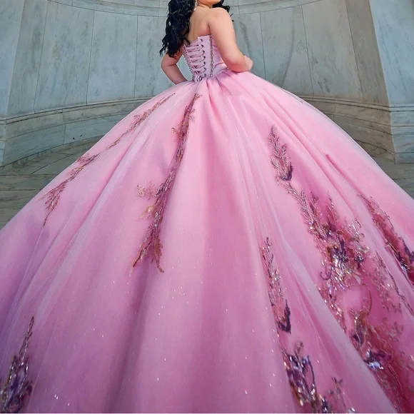 RAGAZZA Pink Ball Gown Dress Quinceanera - Picture 7 of 10